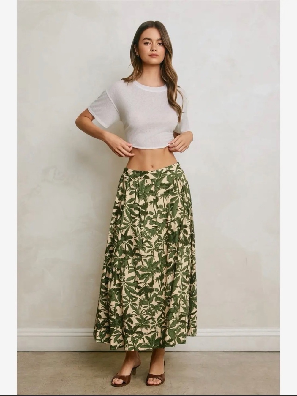 Botanic Green Skirt